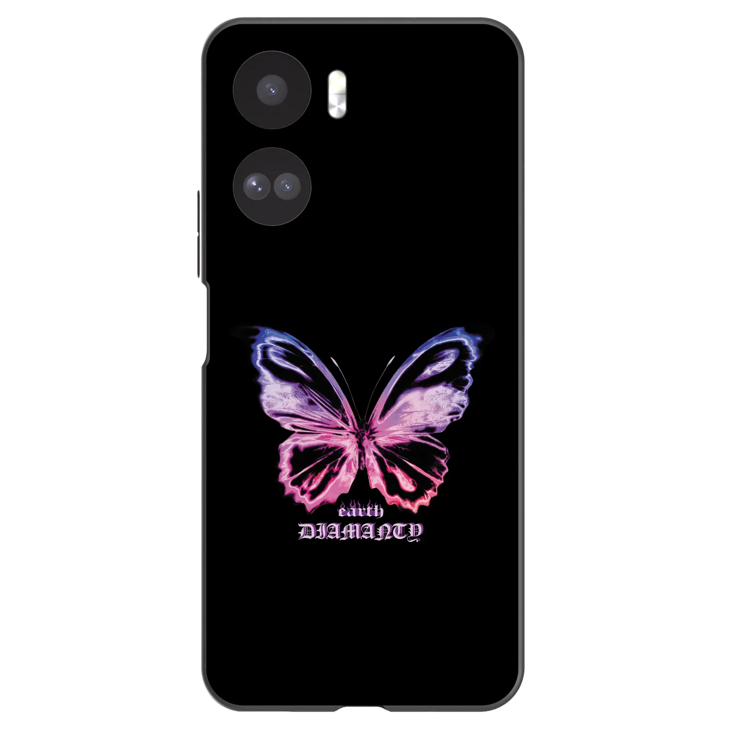 Picasee silikonski črni ovitek za Honor 90 Lite 5G - Diamanty Purple