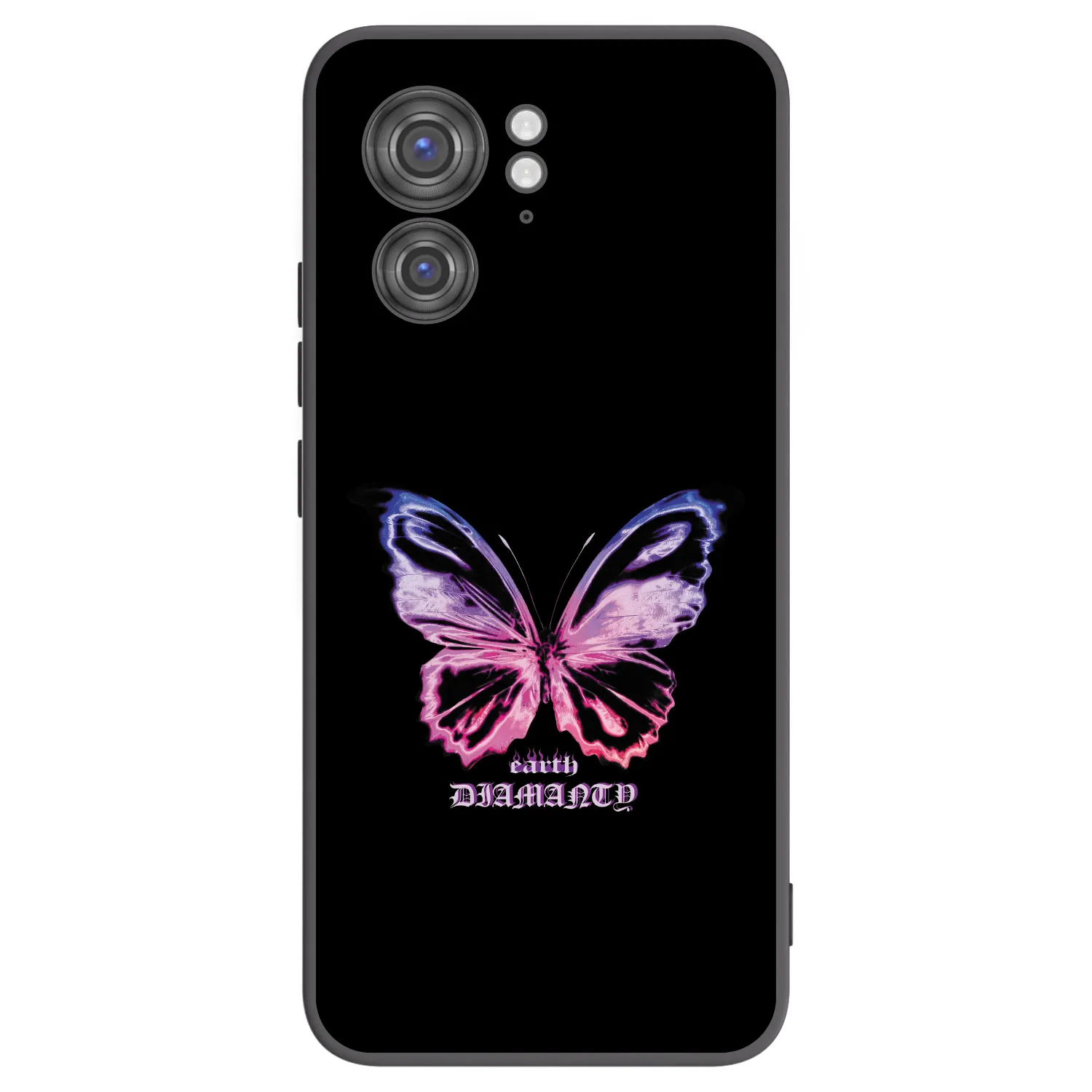 Picasee silikonski črni ovitek za Motorola Edge 40 - Diamanty Purple