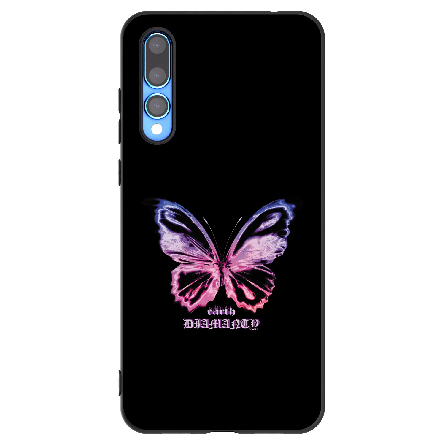 Picasee silikonski črni ovitek za Huawei P20 Pro - Diamanty Purple