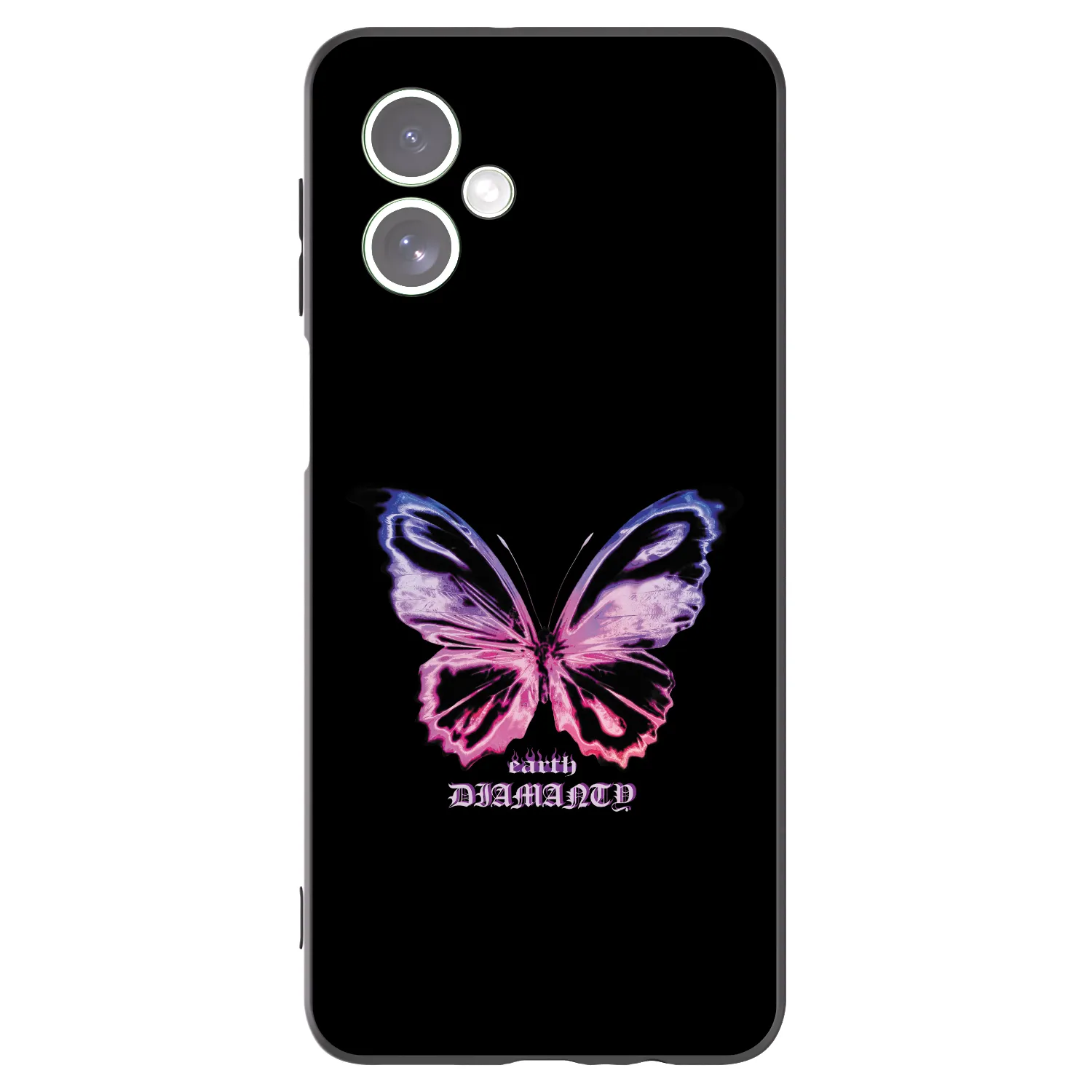 Picasee silikonski črni ovitek za Motorola Moto G54 5G - Diamanty Purple