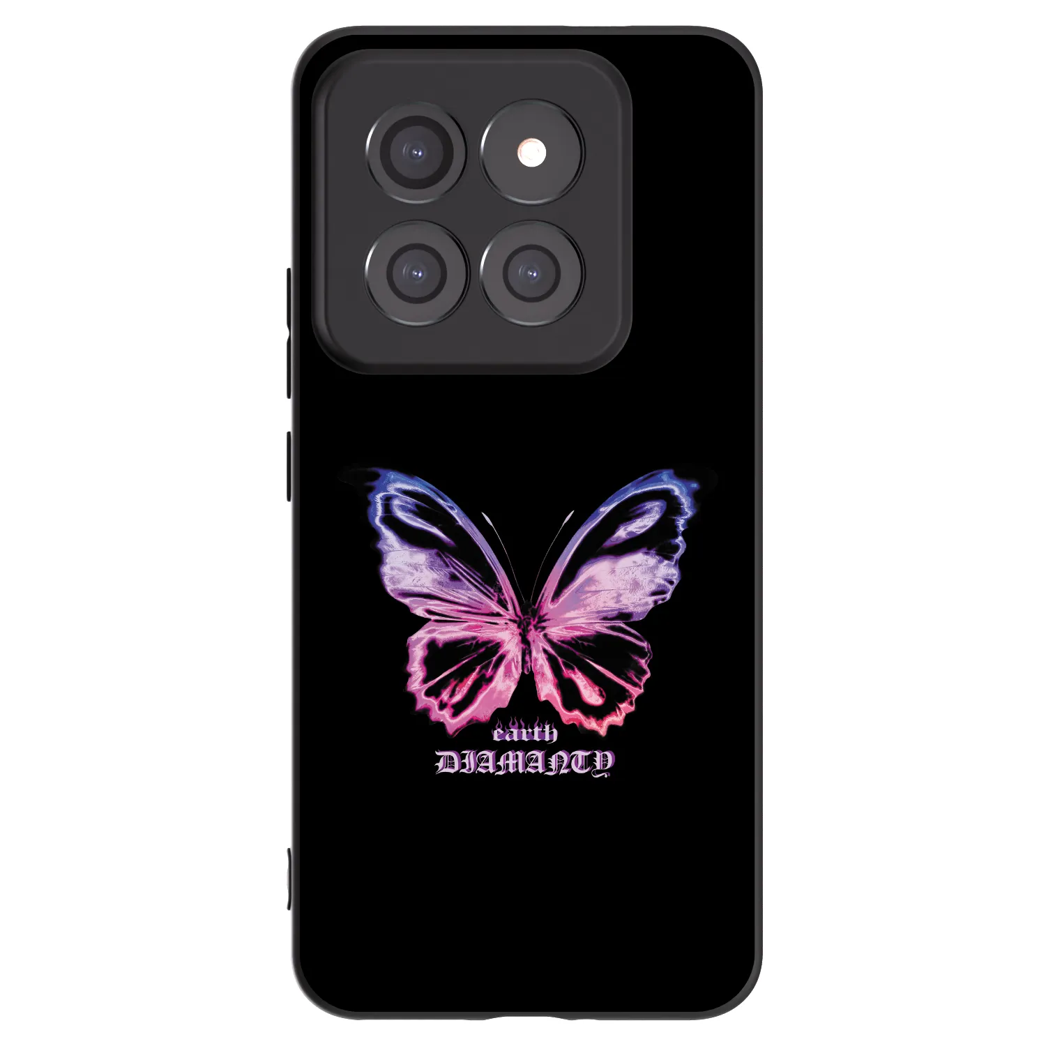 Picasee silikonski črni ovitek za Xiaomi 14 Pro - Diamanty Purple