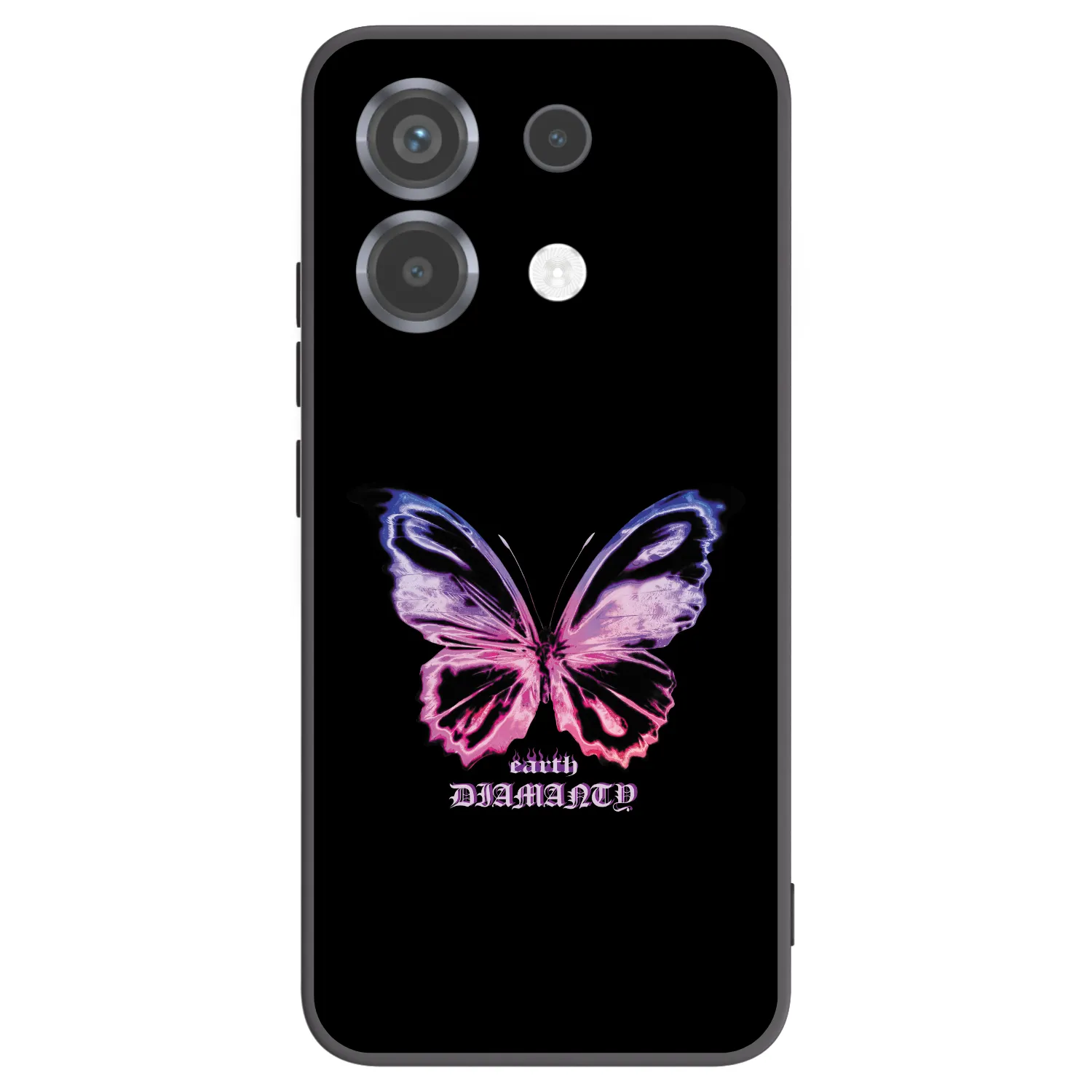 Picasee silikonski črni ovitek za Xiaomi Poco X6 - Diamanty Purple
