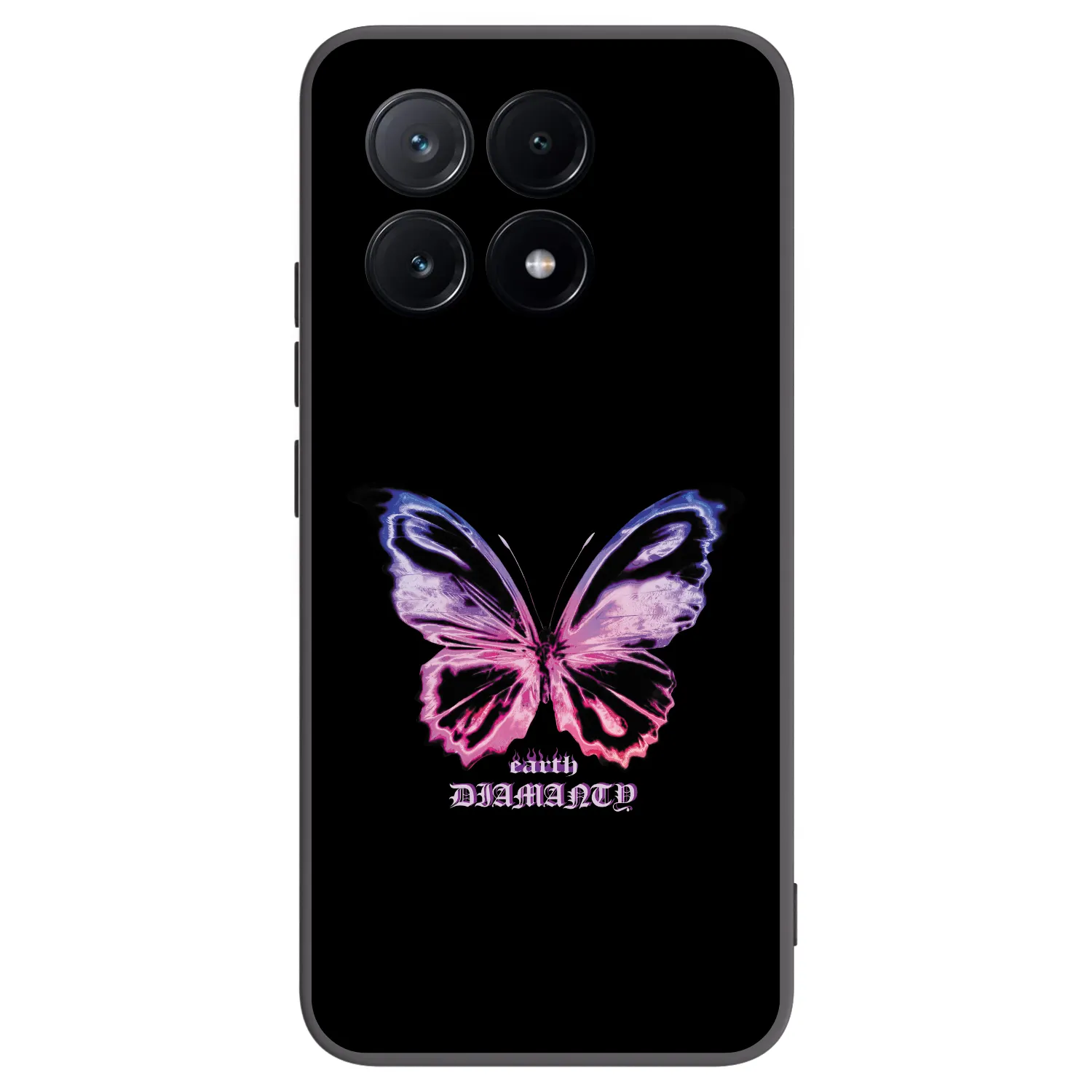 Picasee silikonski črni ovitek za Xiaomi Poco X6 Pro - Diamanty Purple