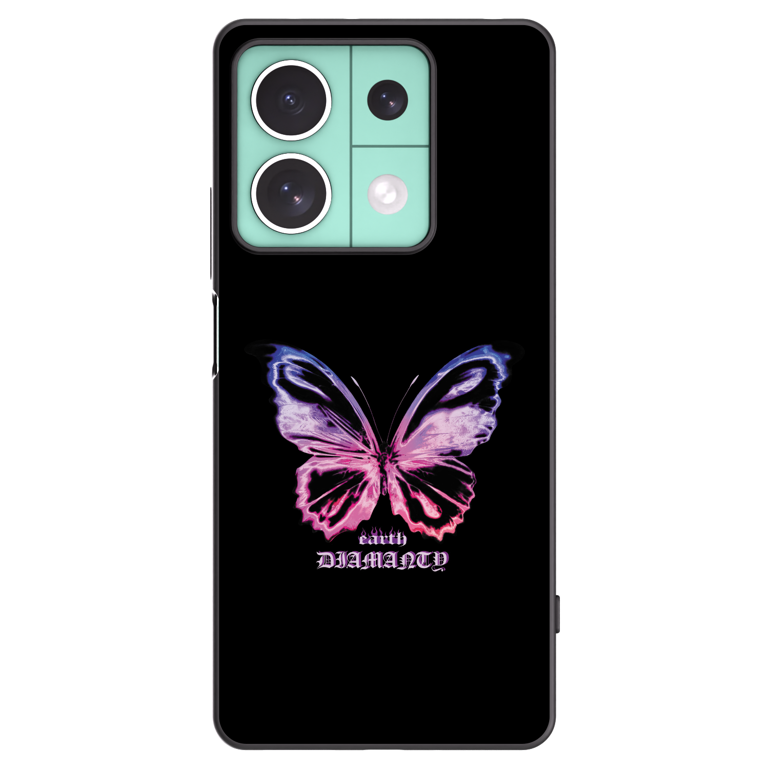 Picasee silikonski črni ovitek za Xiaomi Redmi Note 13 5G - Diamanty Purple