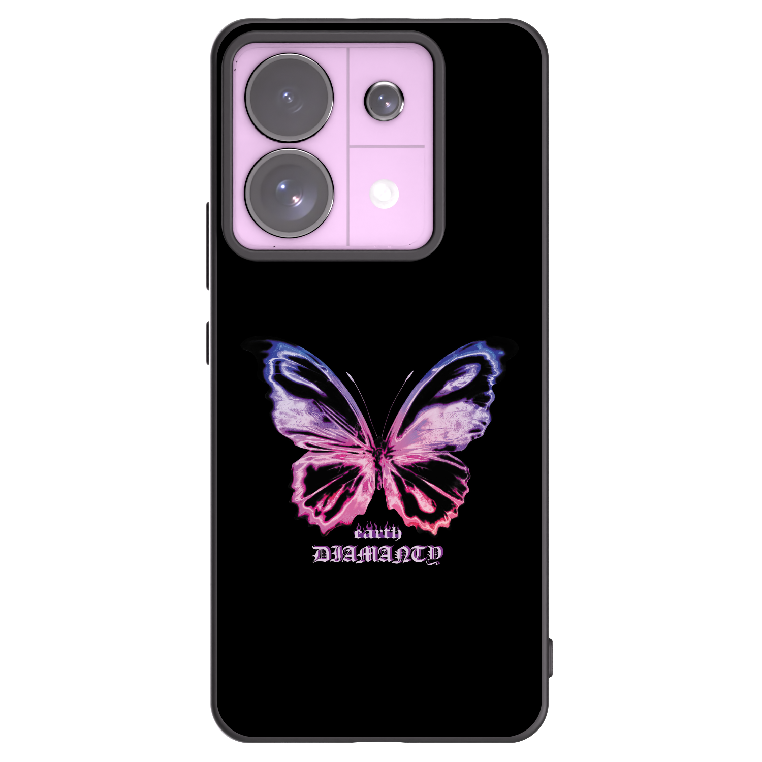 Picasee silikonski črni ovitek za Xiaomi Redmi Note 13 Pro 5G - Diamanty Purple