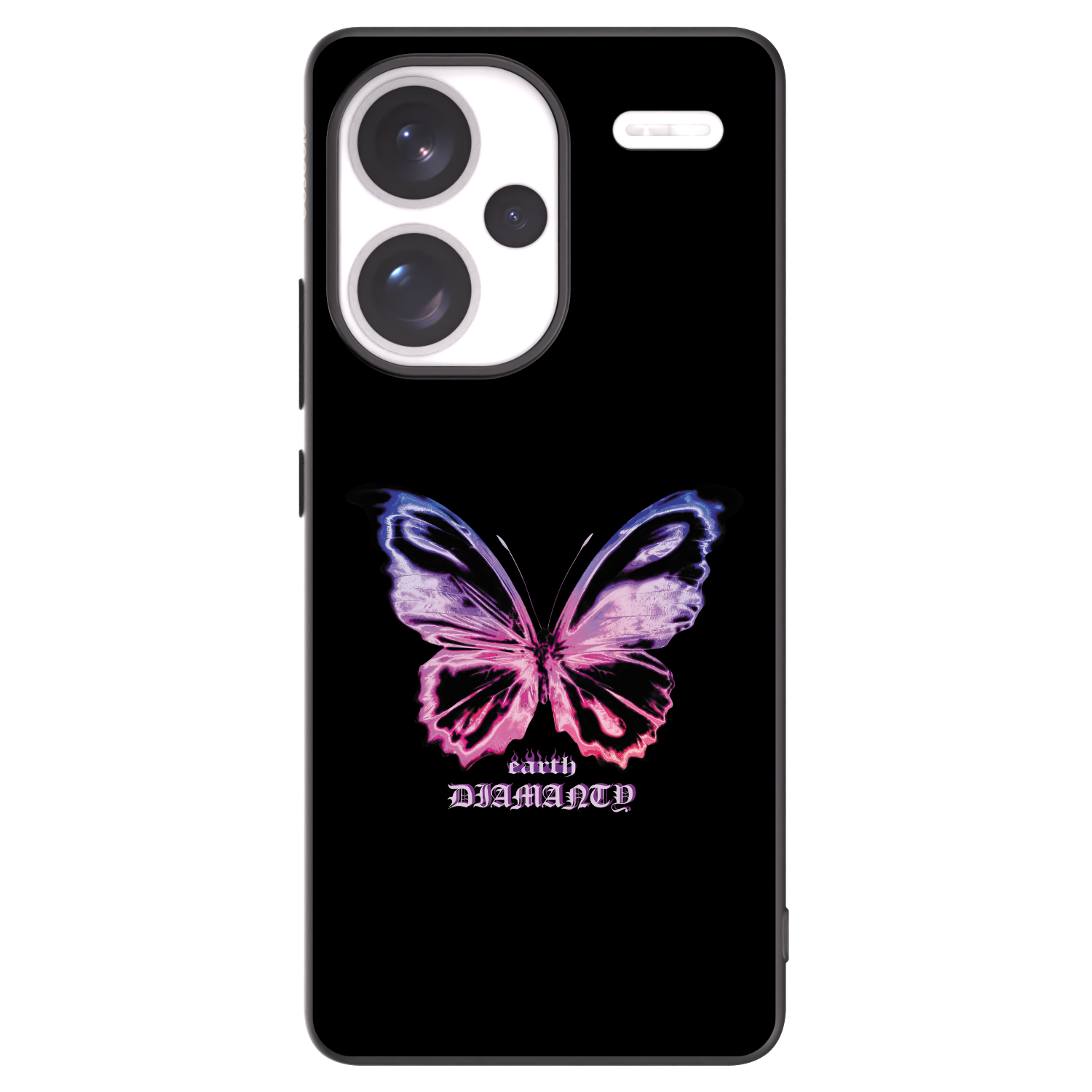 Picasee silikonski črni ovitek za Xiaomi Redmi Note 13 Pro+ 5G - Diamanty Purple