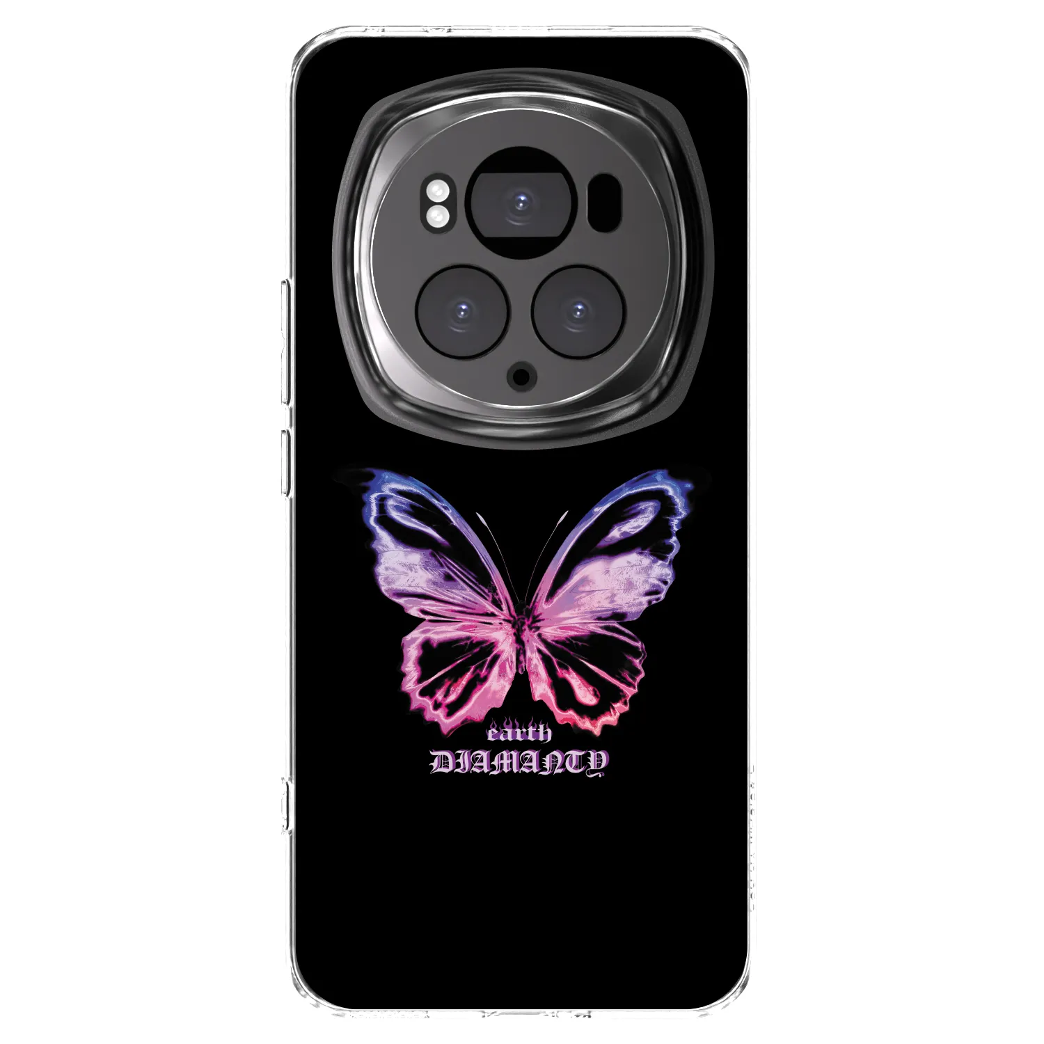 Picasee silikonski prozorni ovitek za Honor Magic6 Pro - Diamanty Purple