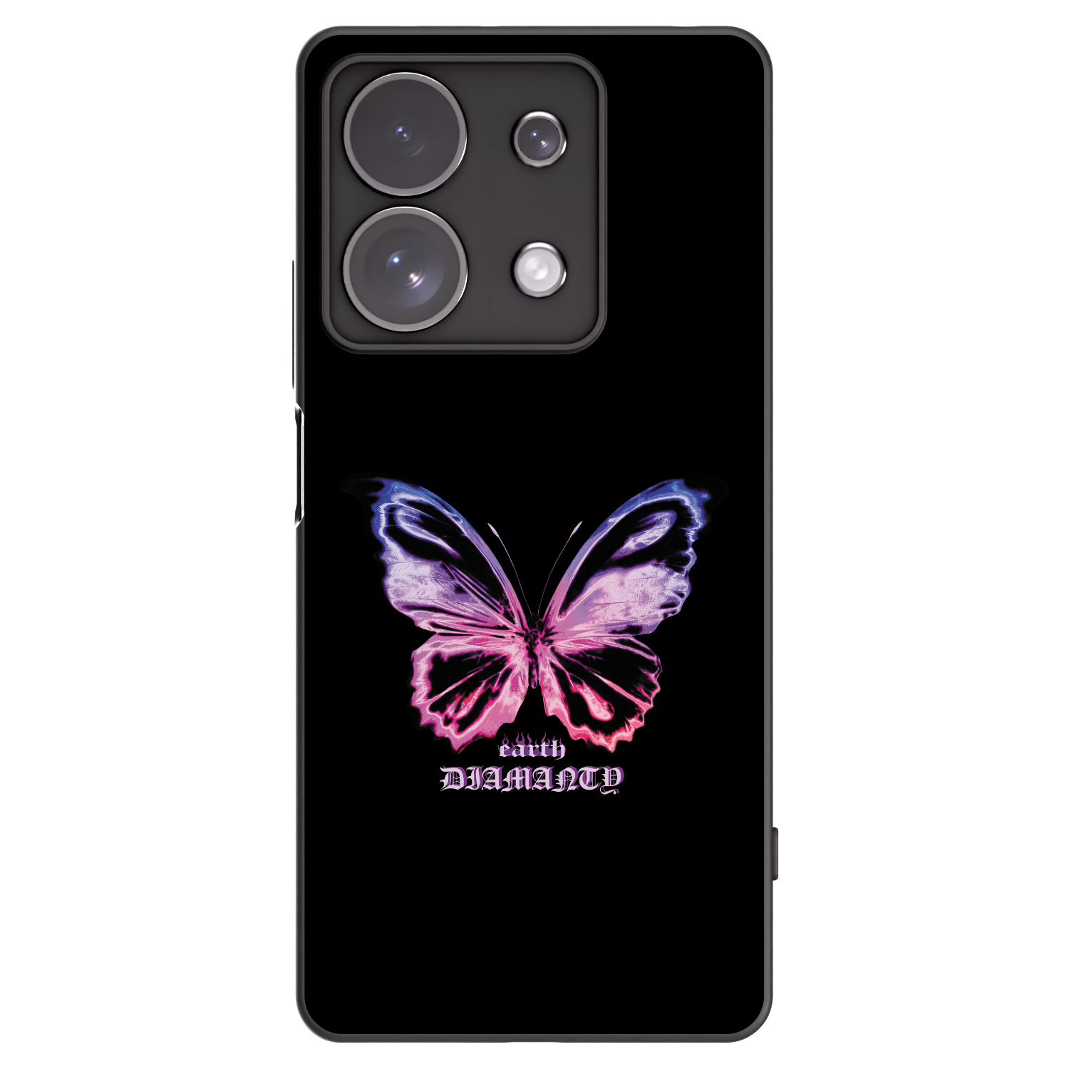 Picasee silikonski črni ovitek za Xiaomi Redmi Note 13 Pro 4G - Diamanty Purple