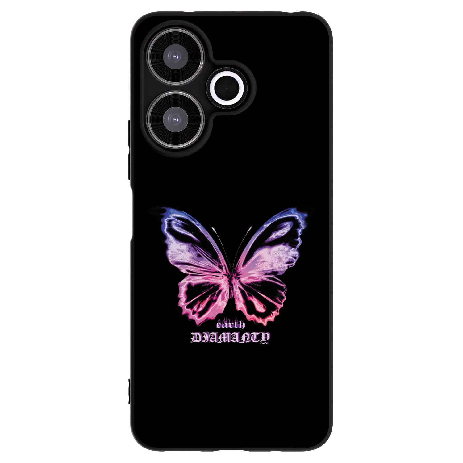 Picasee silikonski črni ovitek za Xiaomi Redmi 13 4G - Diamanty Purple