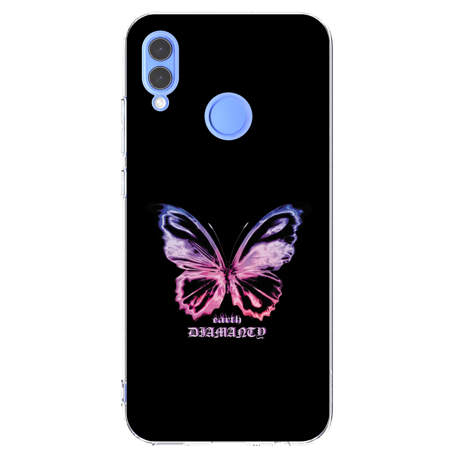 Picasee silikonski prozorni ovitek za Honor 10 Lite - Diamanty Purple