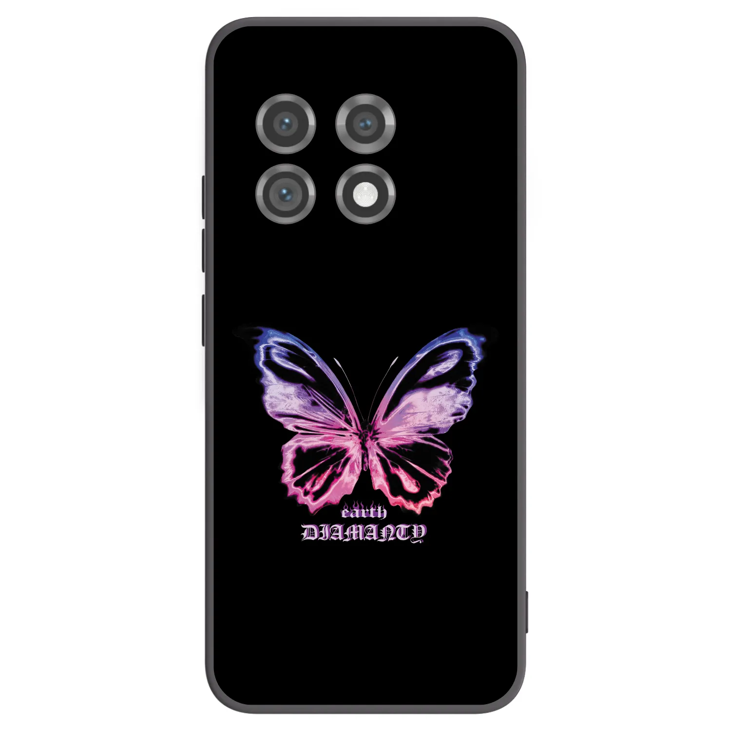 Picasee silikonski črni ovitek za OnePlus 11 5G - Diamanty Purple