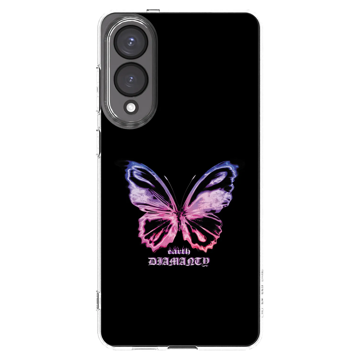 Picasee silikonski prozorni ovitek za Samsung Galaxy S25 Edge 5G - Diamanty Purple