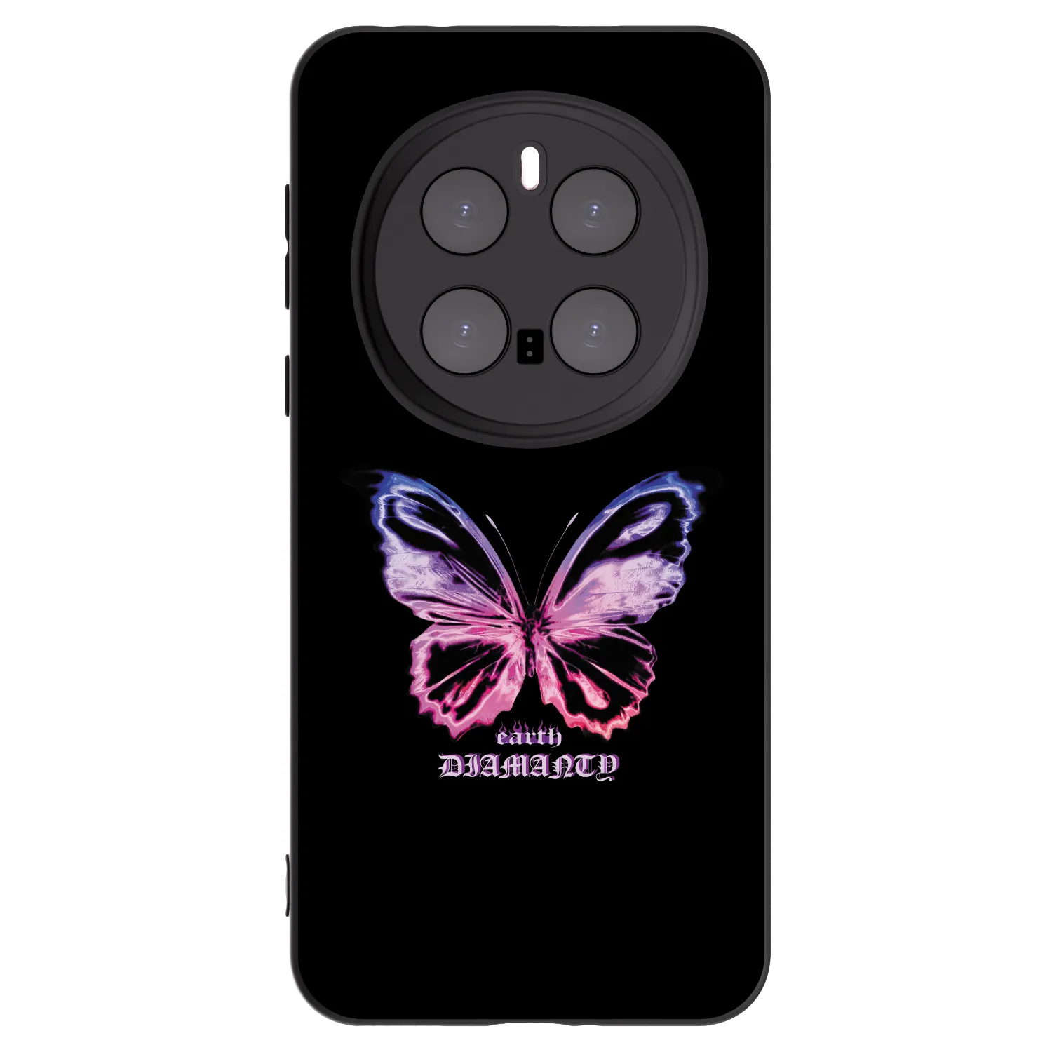 Picasee silikonski črni ovitek za Honor Magic7 Pro 5G - Diamanty Purple
