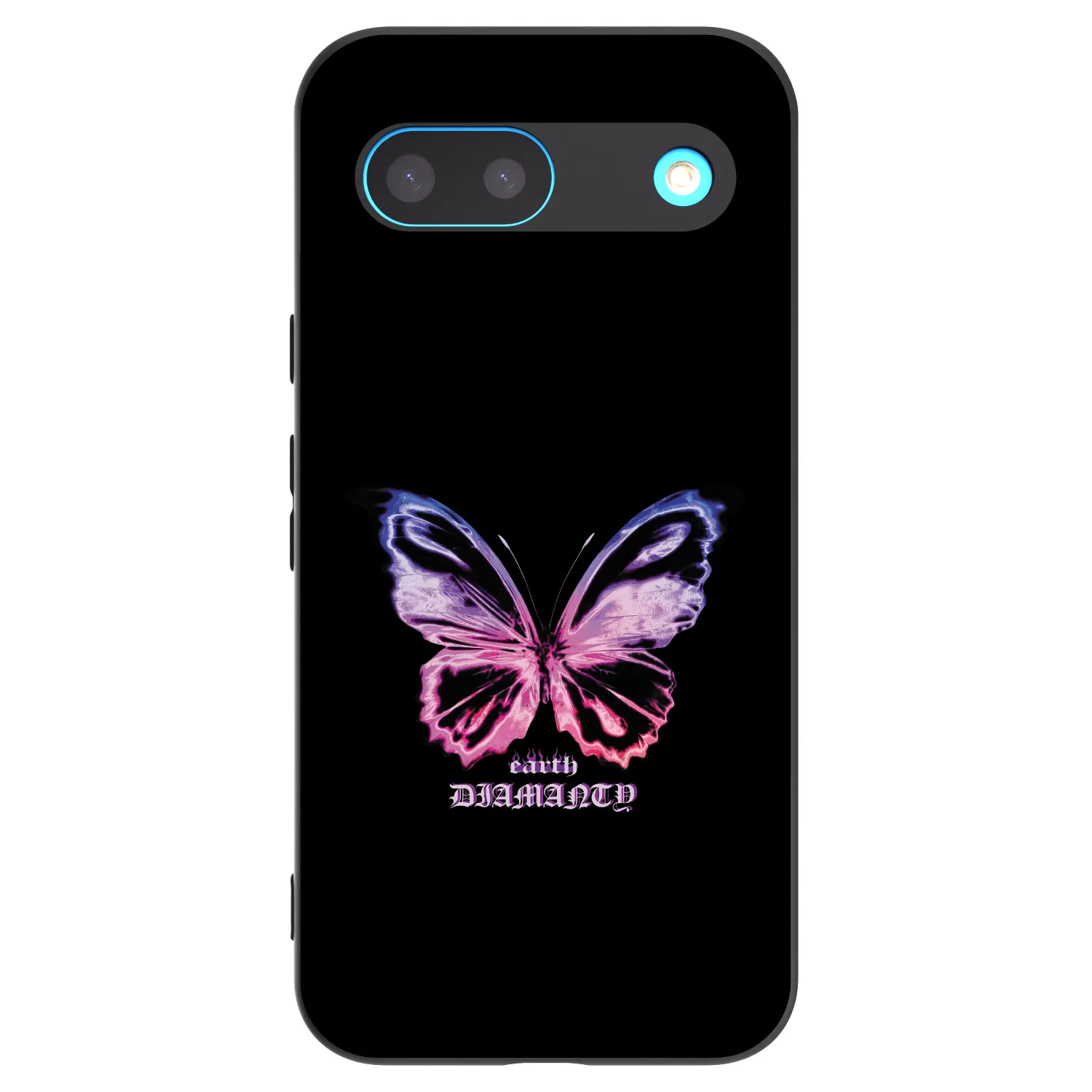 Picasee silikonski črni ovitek za Google Pixel 8 - Diamanty Purple