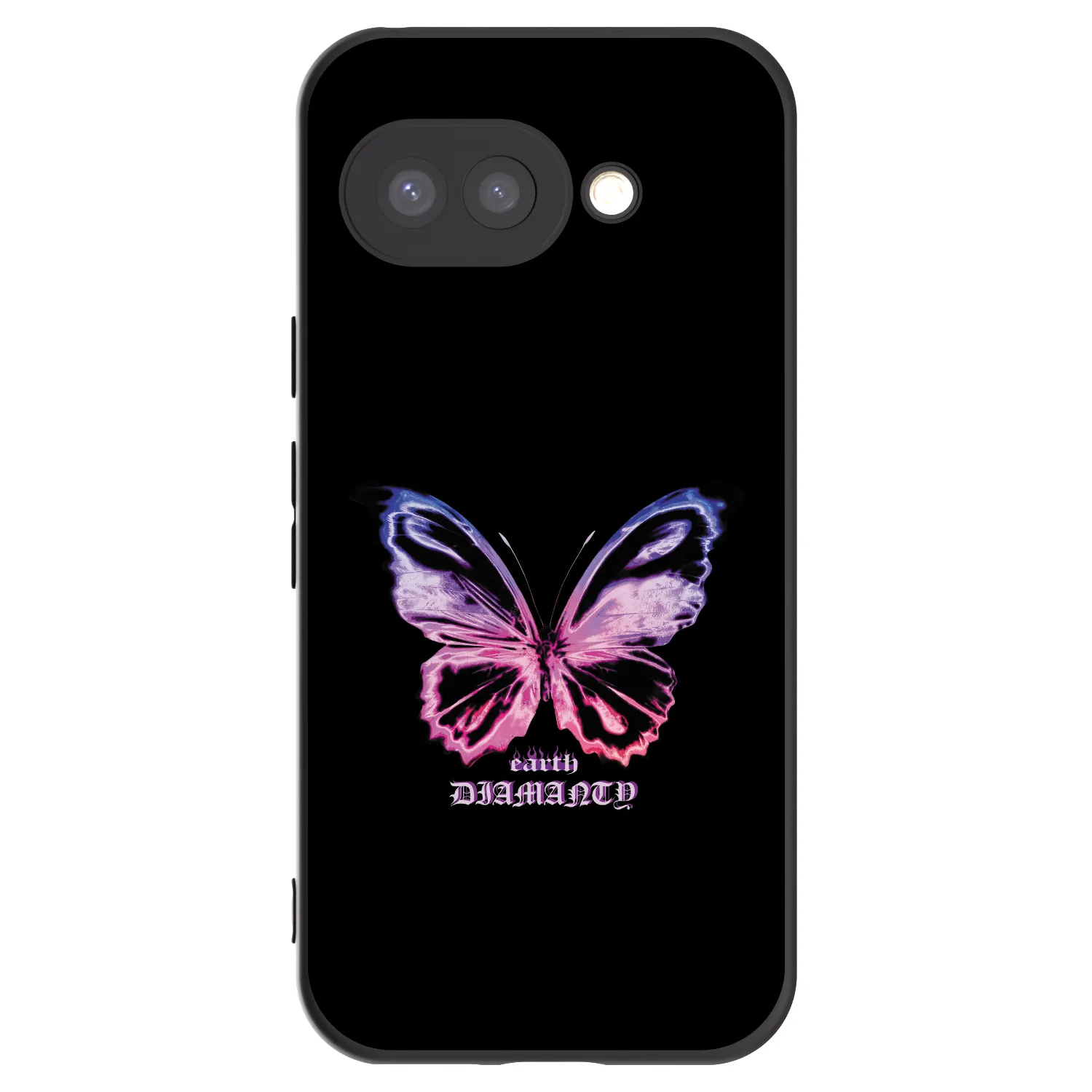 Picasee silikonski črni ovitek za Google Pixel 9a - Diamanty Purple