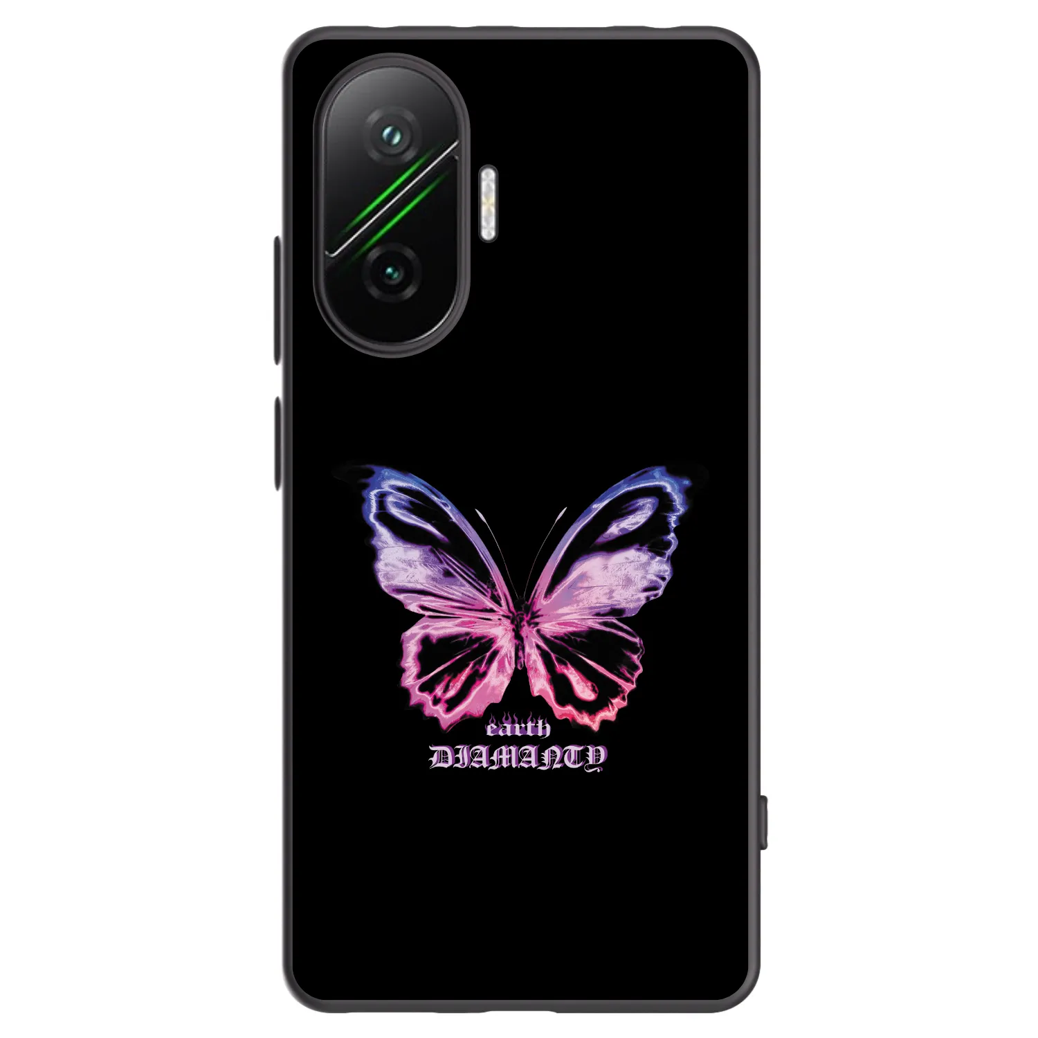 Picasee silikonski črni ovitek za Xiaomi Poco F7 Pro 5G - Diamanty Purple