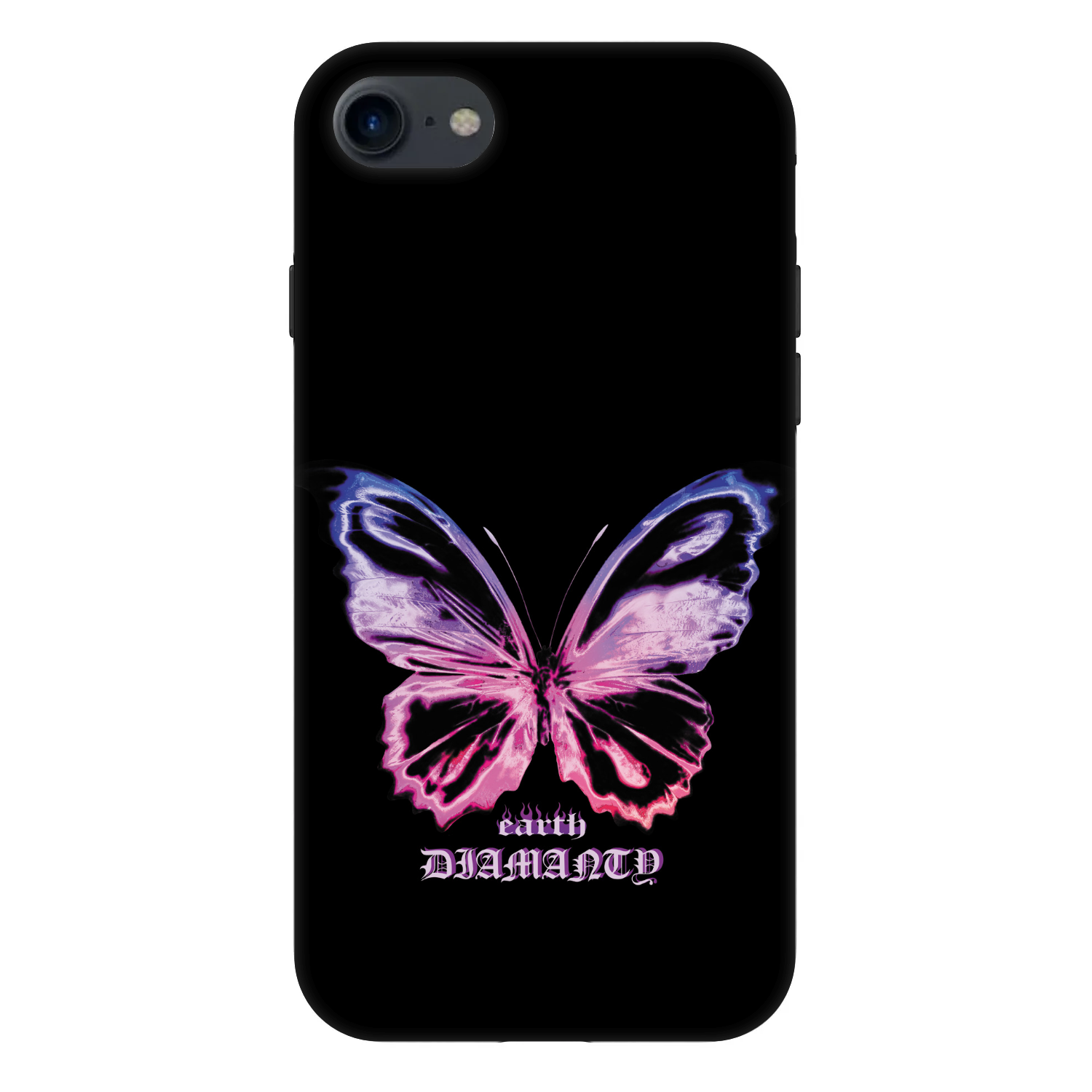 Picasee Fashion Case za Apple iPhone SE 2020 - Diamanty Purple