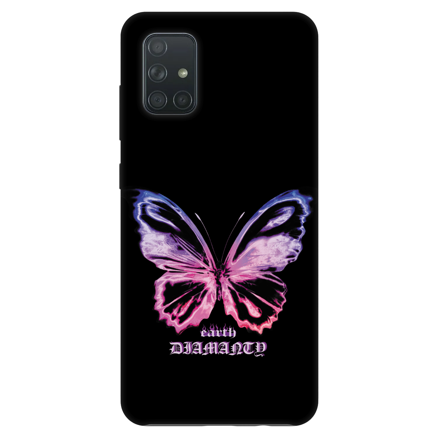 Picasee Fashion Case za Samsung Galaxy A71 A715F - Diamanty Purple