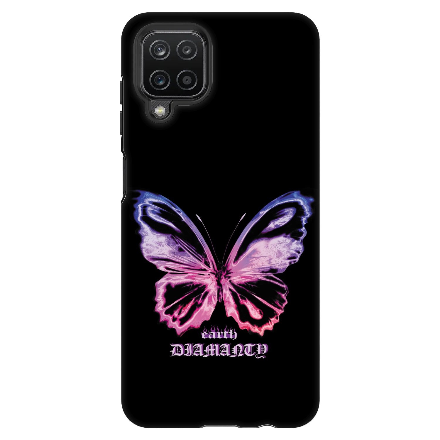 Picasee Fashion Case za Samsung Galaxy A12 A125F - Diamanty Purple