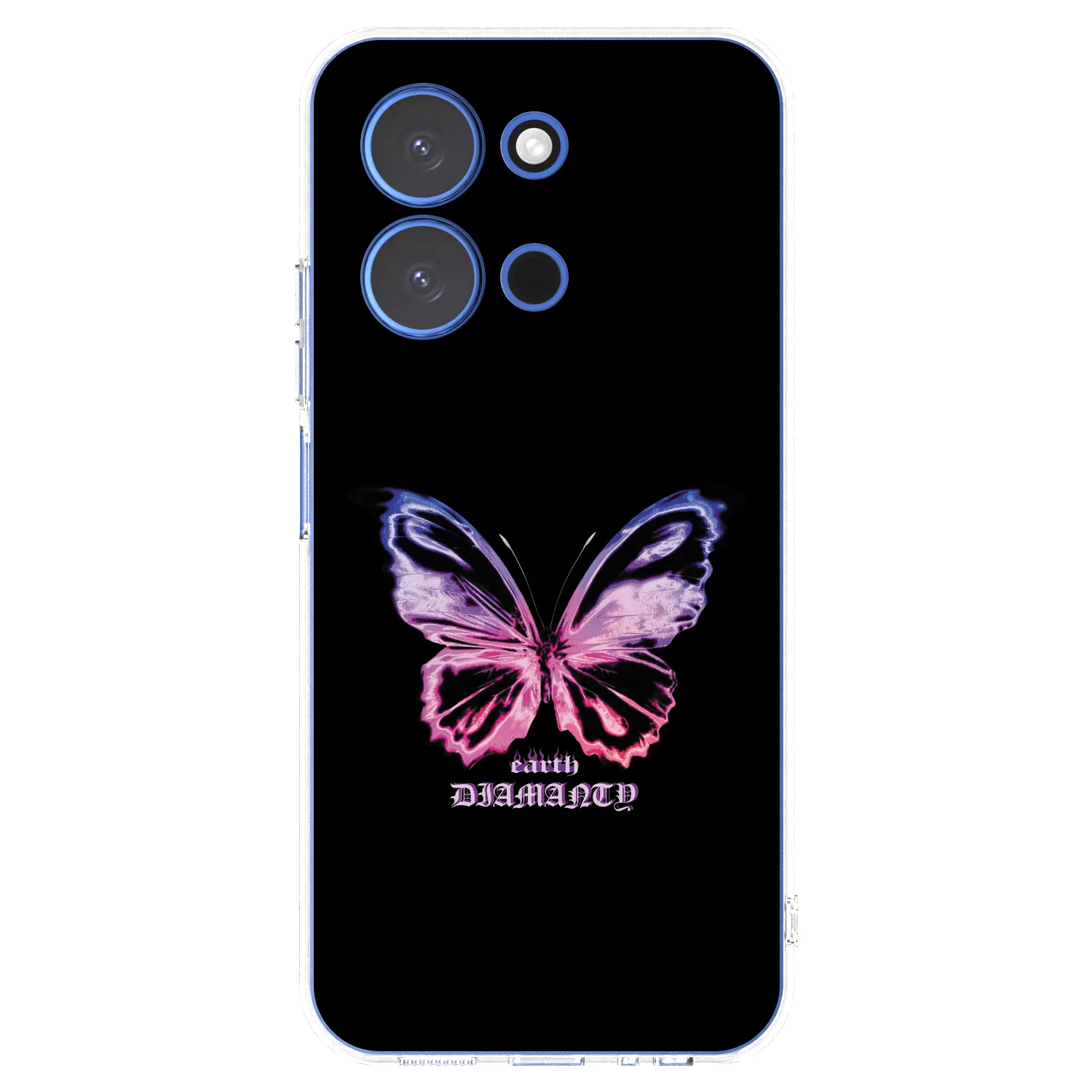 Picasee silikonski prozorni ovitek za Xiaomi Redmi 15C 4G - Diamanty Purple