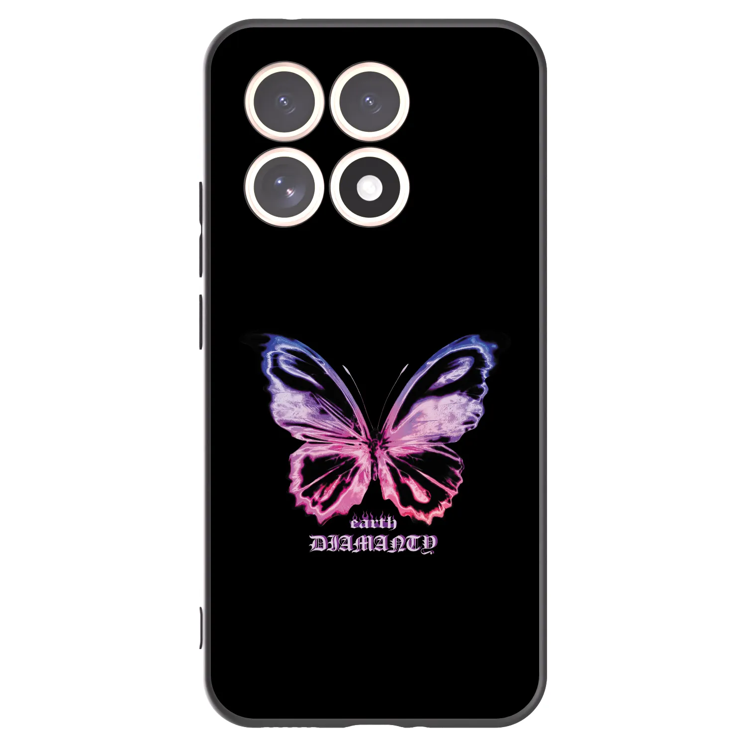 Picasee silikonski črni ovitek za Xiaomi 15T - Diamanty Purple