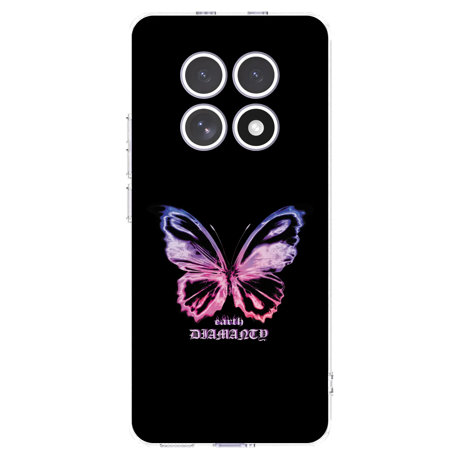 Picasee silikonski prozorni ovitek za Xiaomi Redmi Note 15 - Diamanty Purple