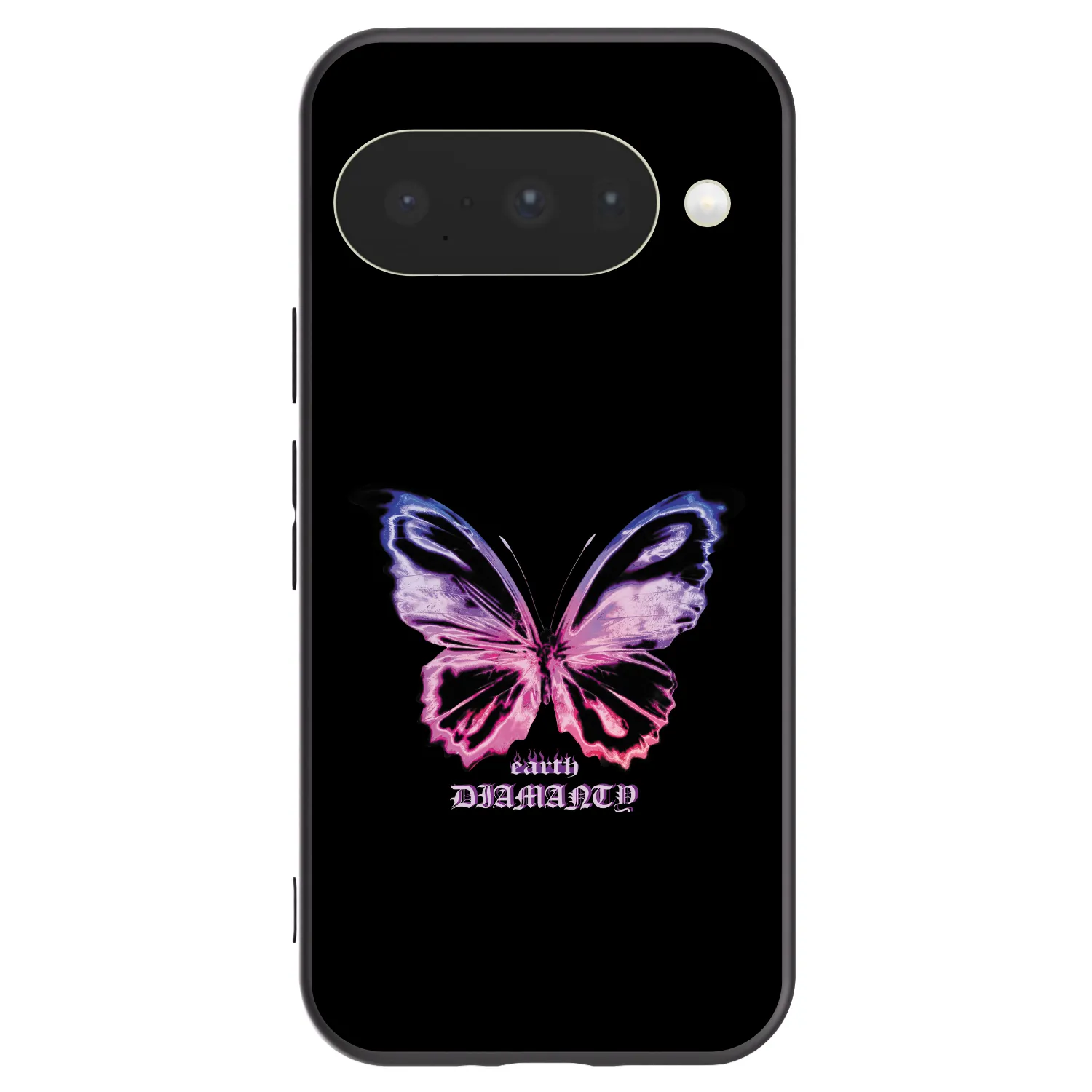 Picasee silikonski črni ovitek za Google Pixel 10 - Diamanty Purple