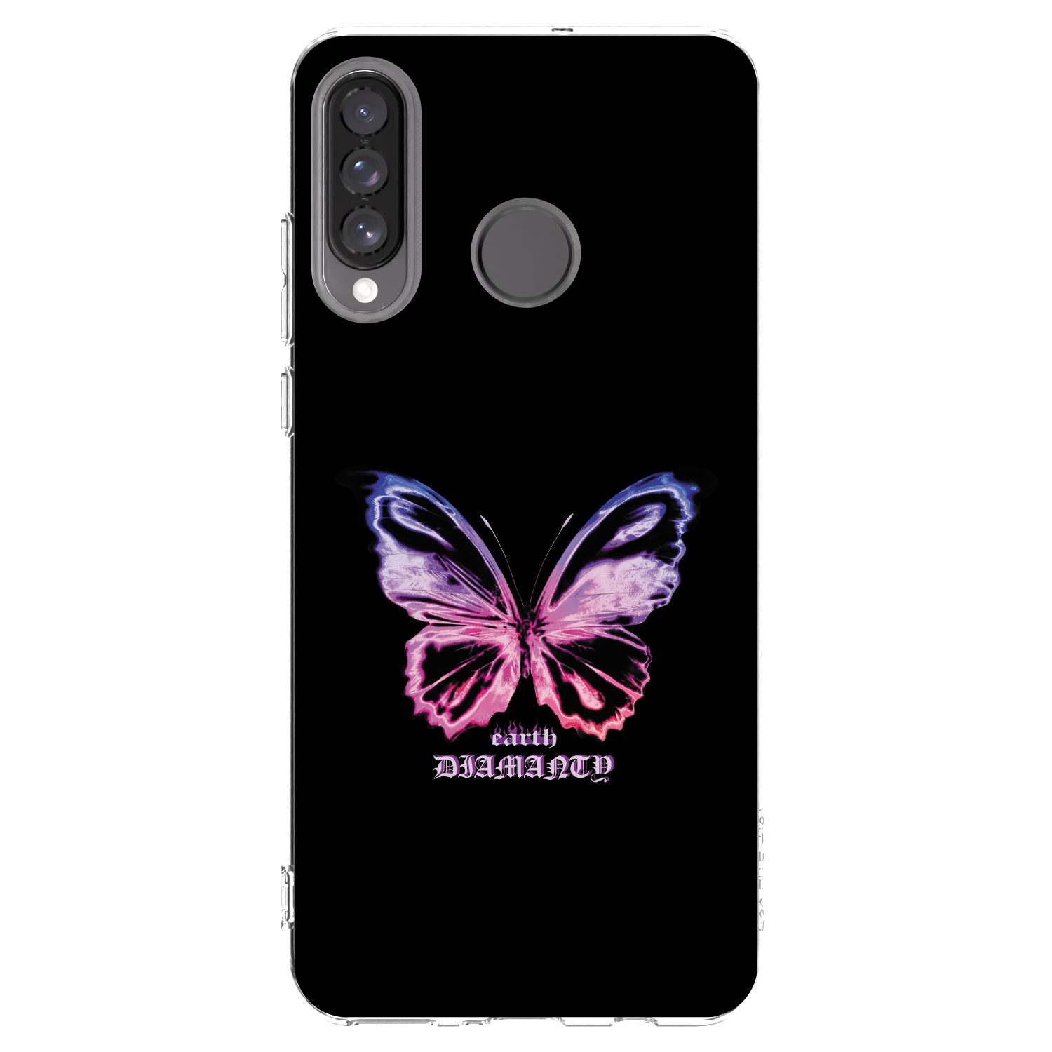 Picasee silikonski prozorni ovitek za Huawei P30 Lite - Diamanty Purple