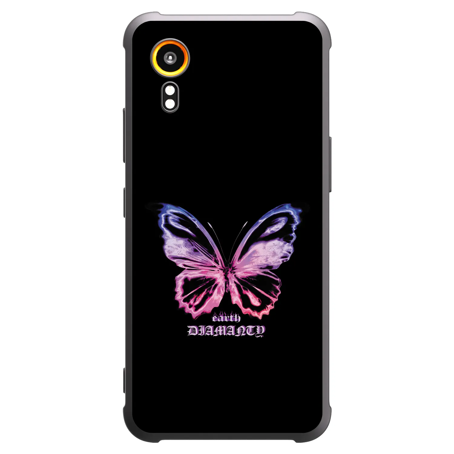 Picasee silikonski črni ovitek za Samsung Galaxy Xcover 7 - Diamanty Purple