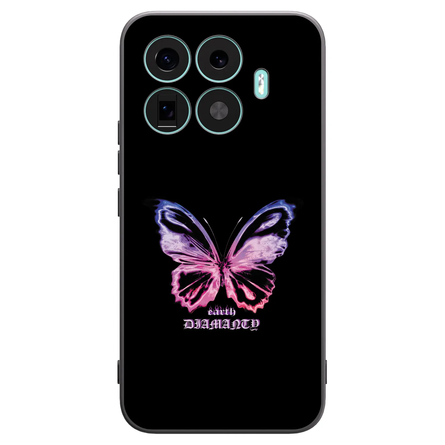 Picasee silikonski črni ovitek za Xiaomi 17T Pro - Diamanty Purple