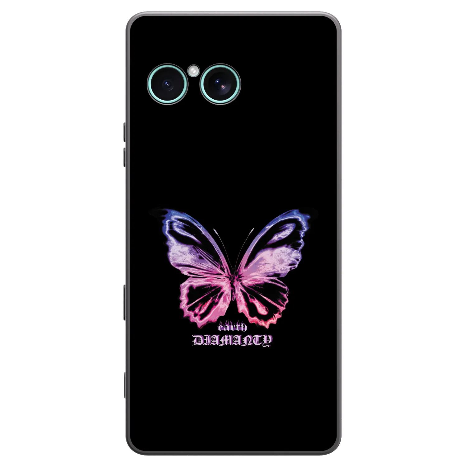 Picasee silikonski črni ovitek za Sony Xperia 10 VII - Diamanty Purple