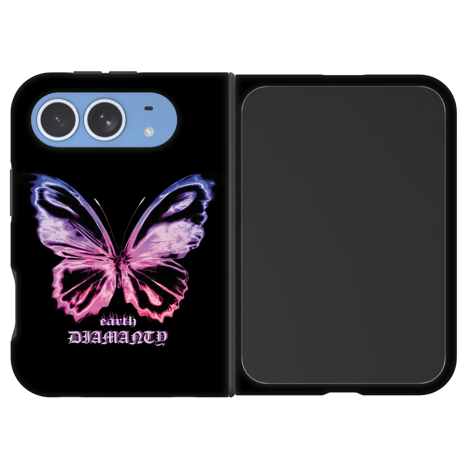 Picasee Fashion Case MagSafe za Apple iPhone Duo - Diamanty Purple