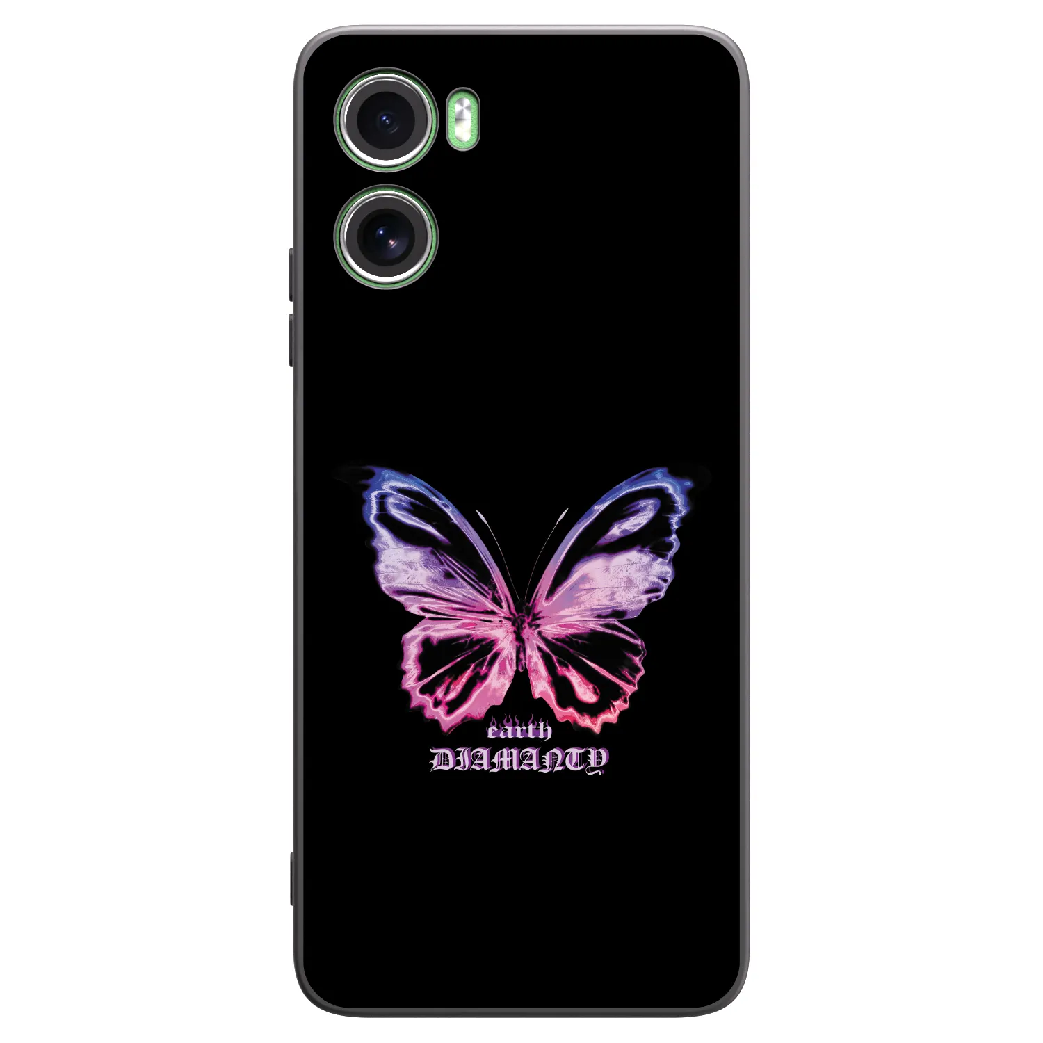 Picasee silikonski črni ovitek za Motorola Moto G06 - Diamanty Purple