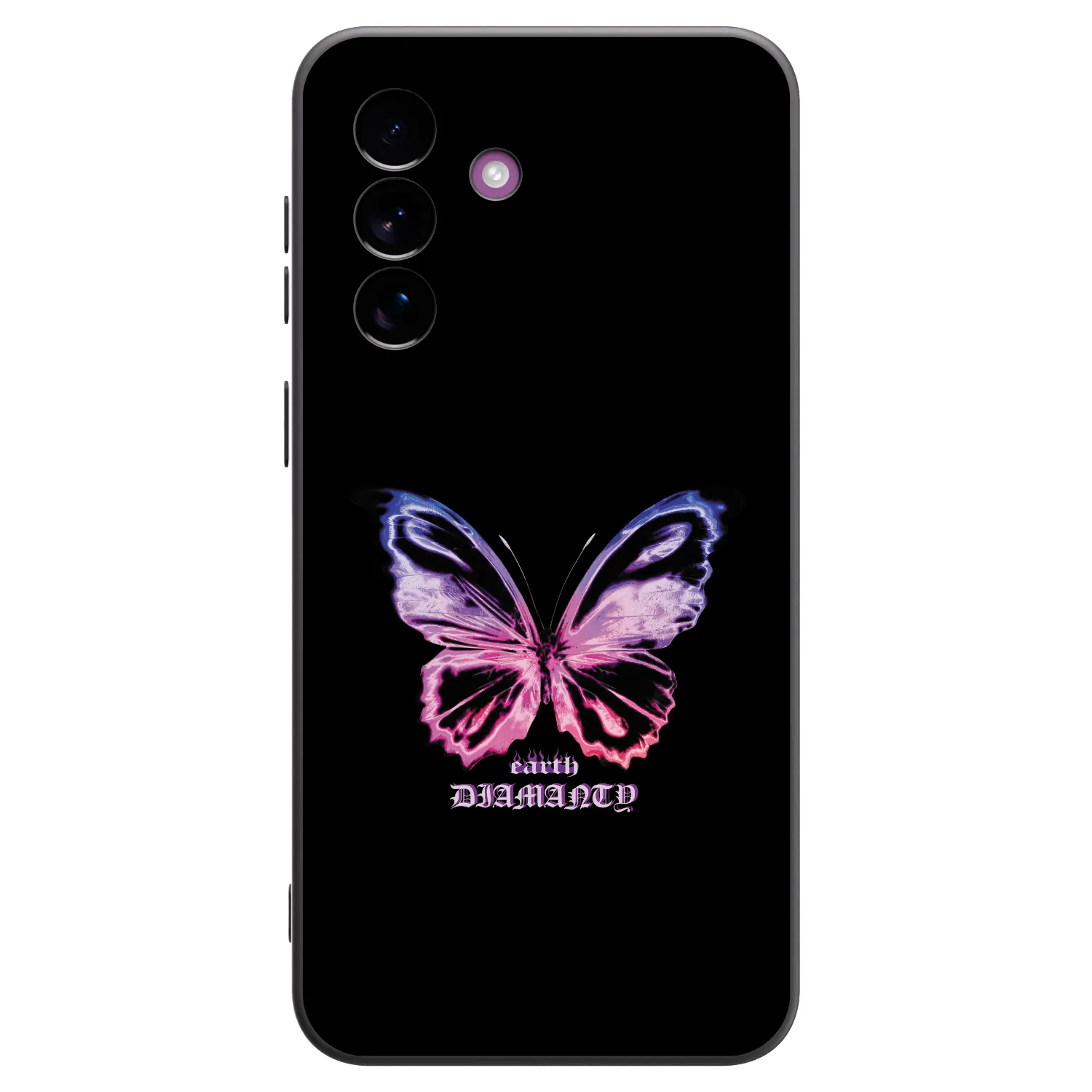 Picasee silikonski črni ovitek za Samsung Galaxy A37 - Diamanty Purple