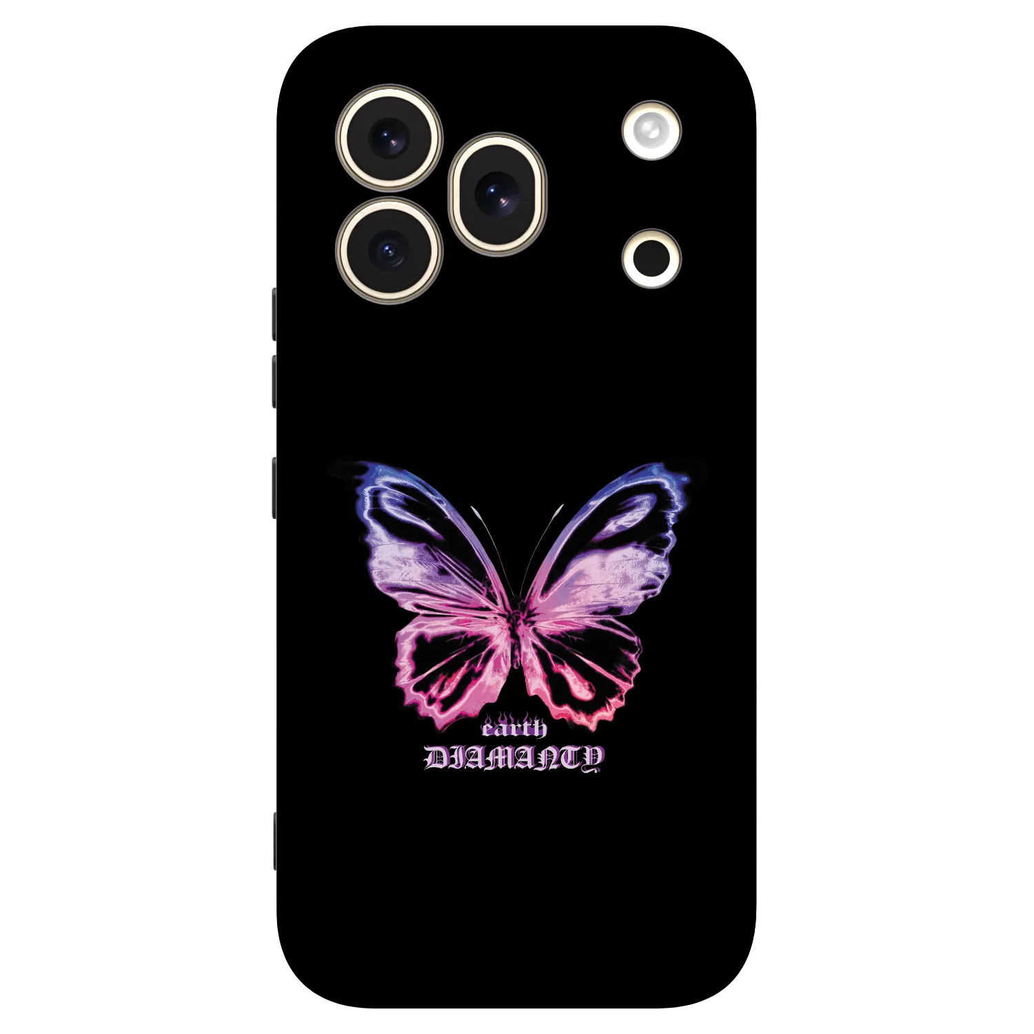 Picasee silikonski črni ovitek za Honor 600 Pro - Diamanty Purple