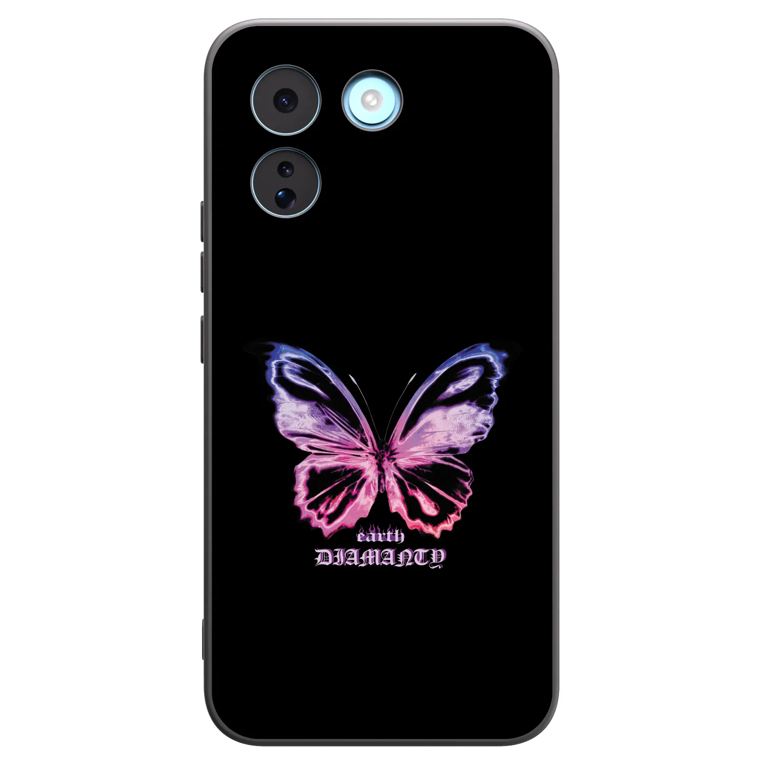 Picasee silikonski črni ovitek za Xiaomi Redmi Note 17 Pro MAX 5G - Diamanty Purple
