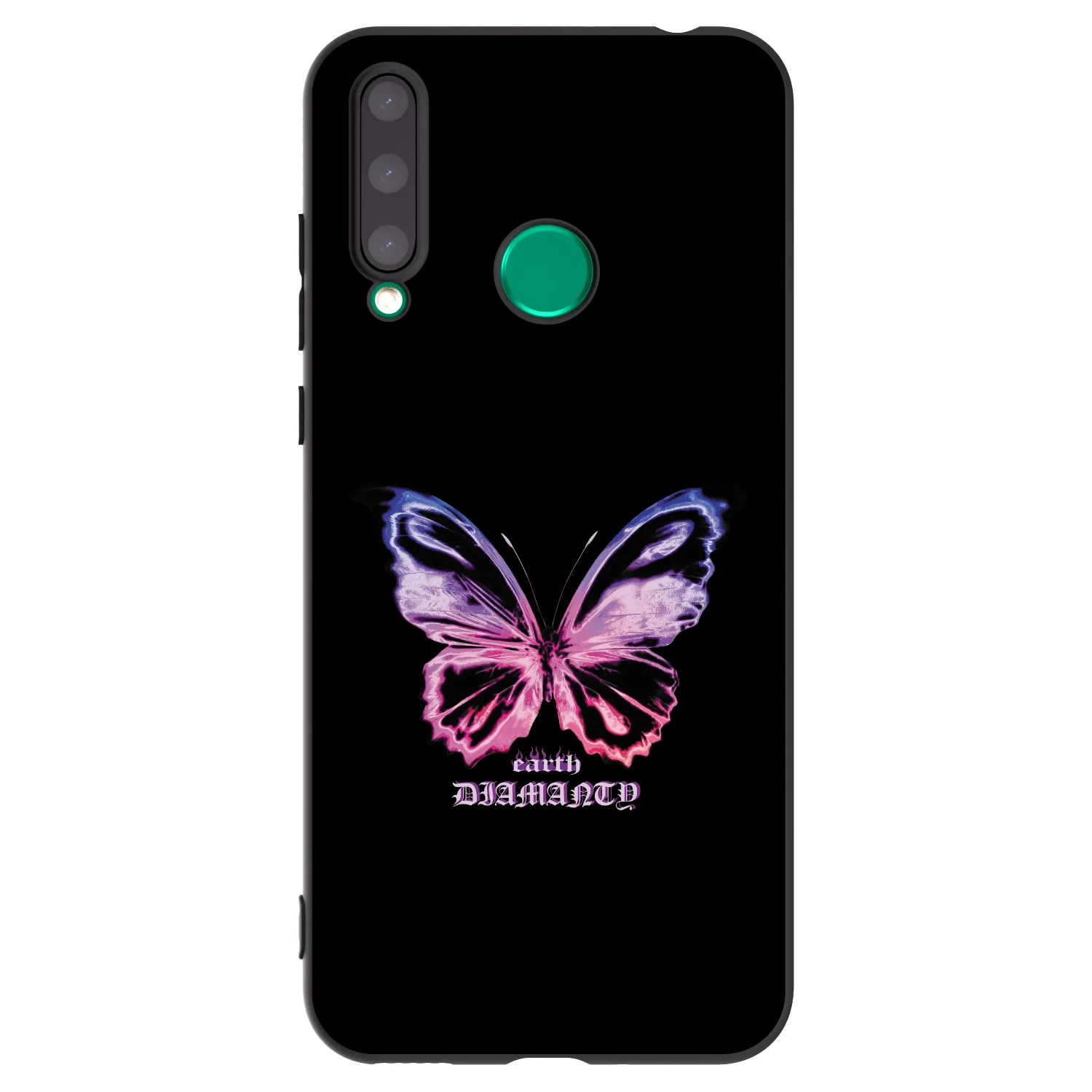 Picasee silikonski črni ovitek za Honor 20 Lite - Diamanty Purple