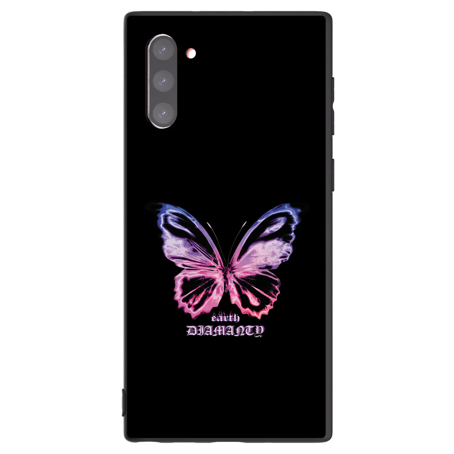 Picasee silikonski črni ovitek za Samsung Galaxy Note 10 N970F - Diamanty Purple