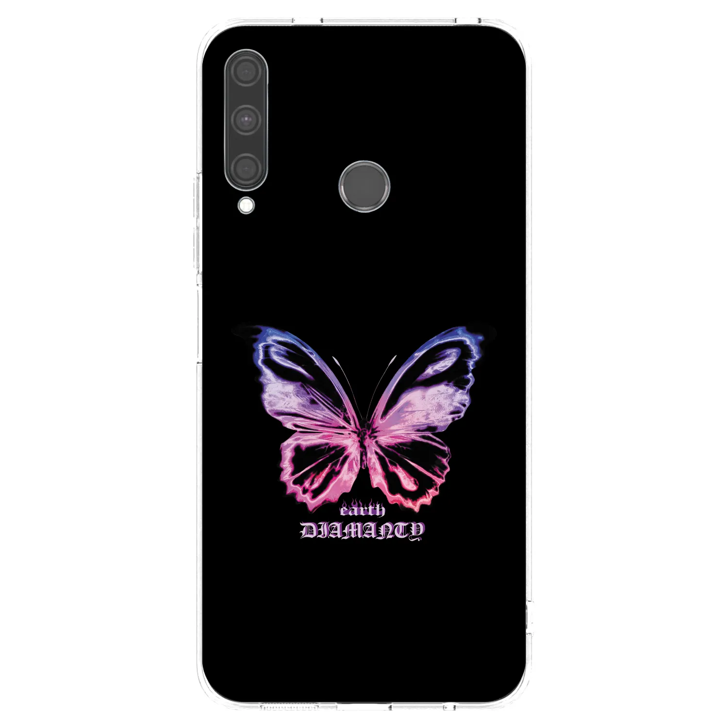 Picasee silikonski prozorni ovitek za Huawei P40 Lite E - Diamanty Purple