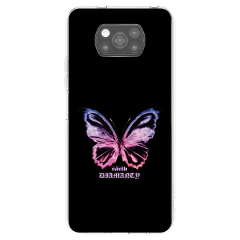 Picasee silikonski črni ovitek za Xiaomi Poco X3 - Diamanty Purple