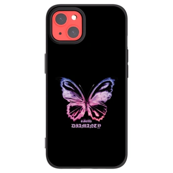 Picasee silikonski črni ovitek za Apple iPhone 13 - Diamanty Purple