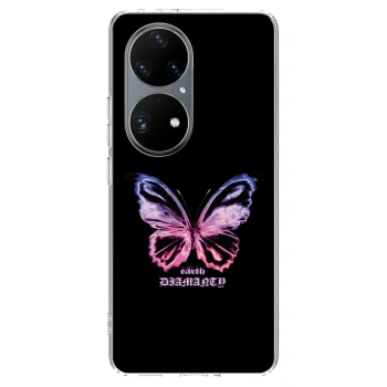 Ovitek za Huawei P50 - Diamanty Purple