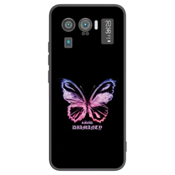 Picasee silikonski črni ovitek za Xiaomi Mi 11 Ultra - Diamanty Purple