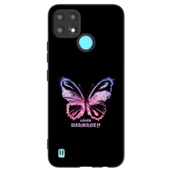 Ovitek za Realme C21 - Diamanty Purple