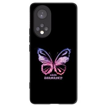 Picasee silikonski črni ovitek za Honor 50 5G - Diamanty Purple