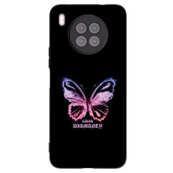 Picasee silikonski črni ovitek za Huawei Nova 8i - Diamanty Purple