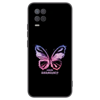 Picasee silikonski črni ovitek za Realme 8 5G - Diamanty Purple