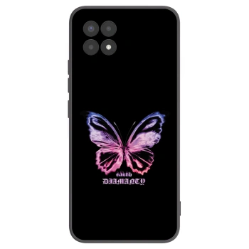 Picasee silikonski črni ovitek za Realme 8i - Diamanty Purple