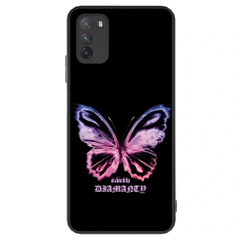 Ovitek za Xiaomi Poco M3 - Diamanty Purple