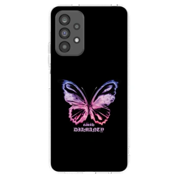 Picasee silikonski prozorni ovitek za Samsung Galaxy A73 5G - Diamanty Purple